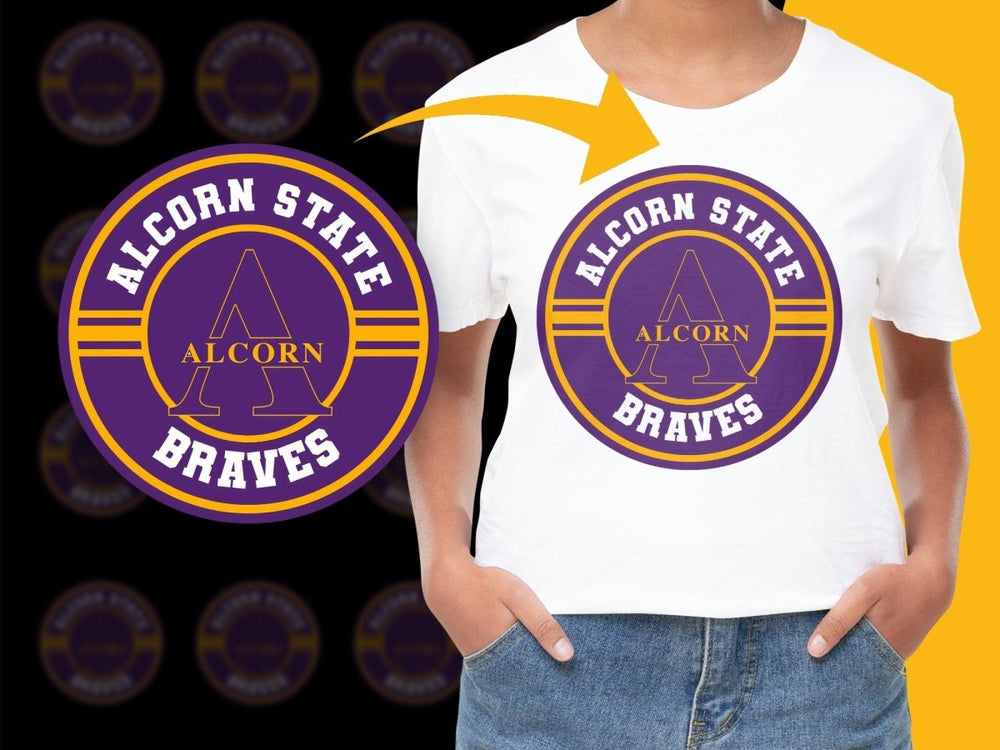 ALCORN STATE UNIVERSITY BRAVES NCAA College PNG File - Teepew