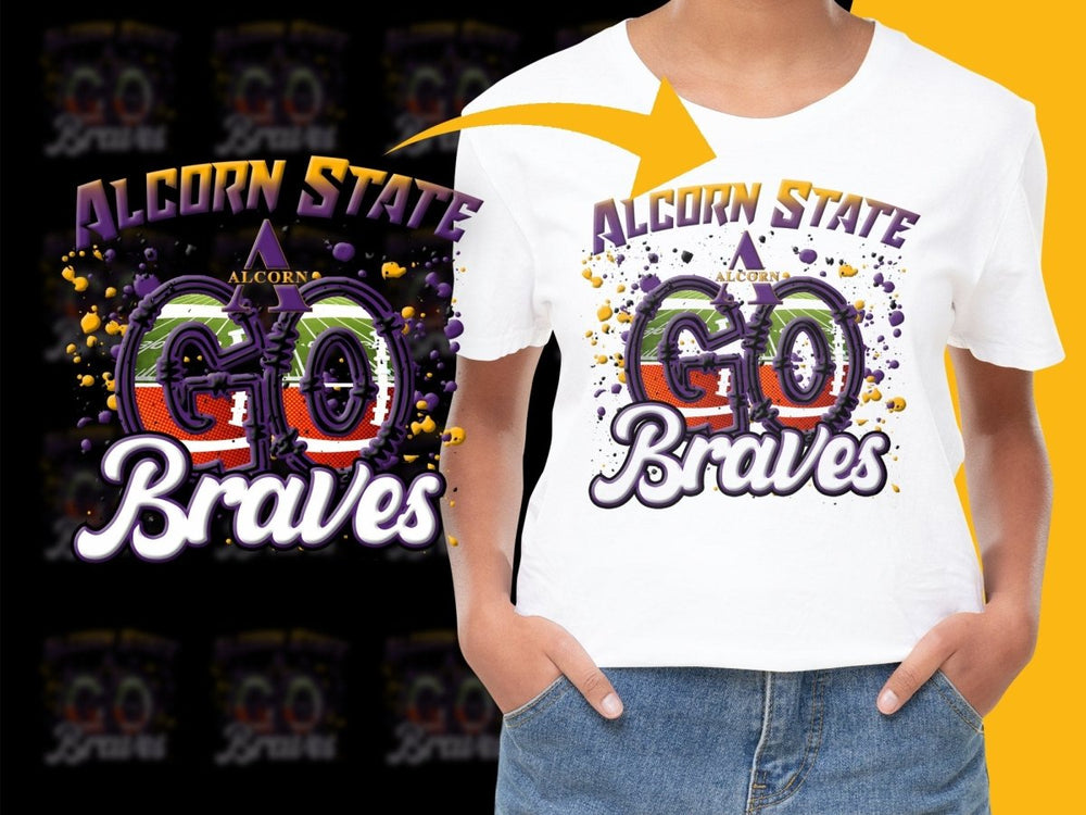 Alcorn State University Braves NCAA College PNG File - Teepew