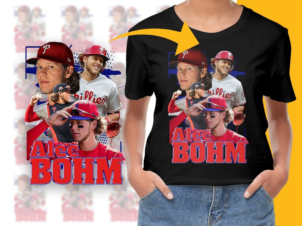 Alec Bohm Phillies MLB Baseball Bootleg PNG File - Teepew