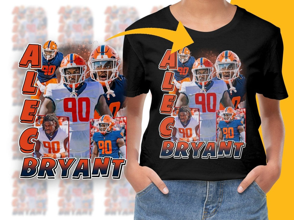 Alec Bryant Football Player Fan Tribute PNG File - Teepew