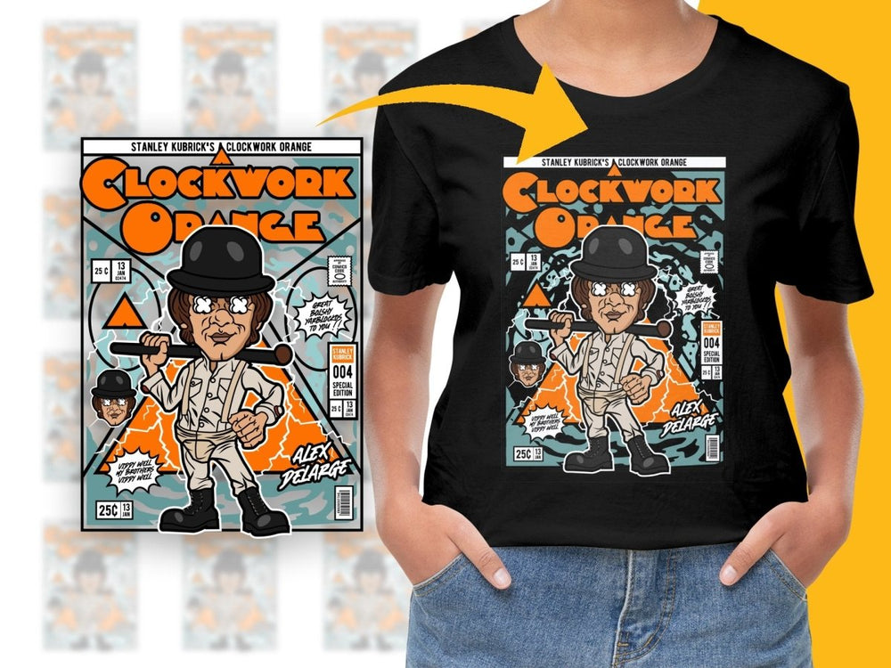 Alex Delarge Clockwork Orange Popculture PNG File - Teepew