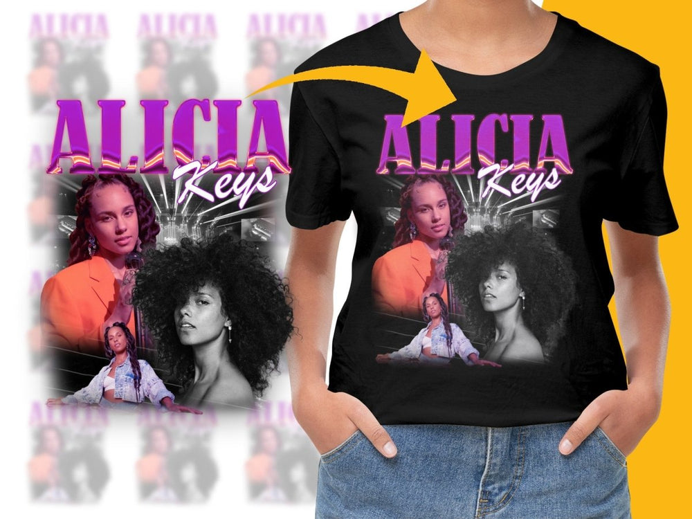 Alicia Keys Bootleg PNG File - Teepew