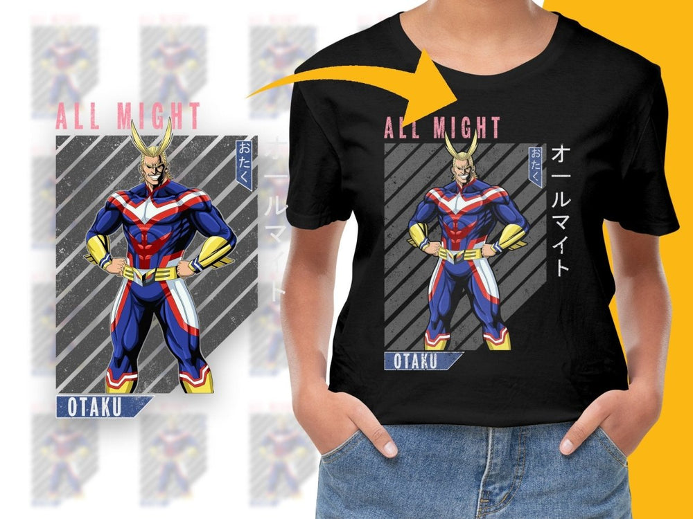 All Might Anime Character PNG File - Teepew