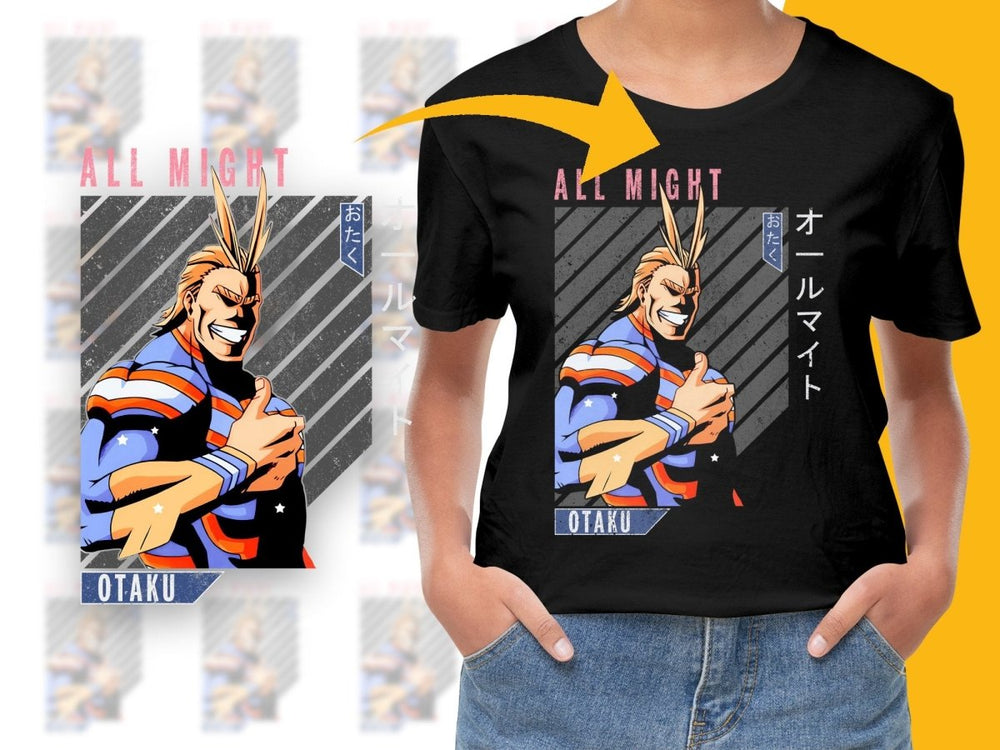 All Might Anime Character PNG File - Teepew