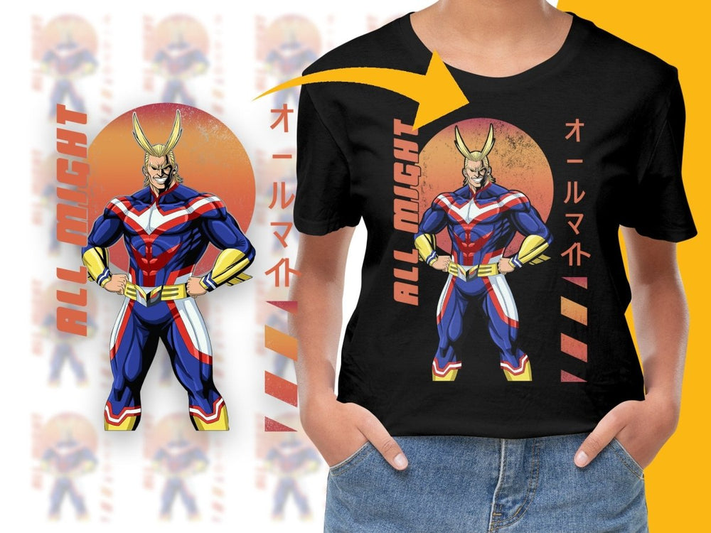 All Might Character PNG File - Teepew