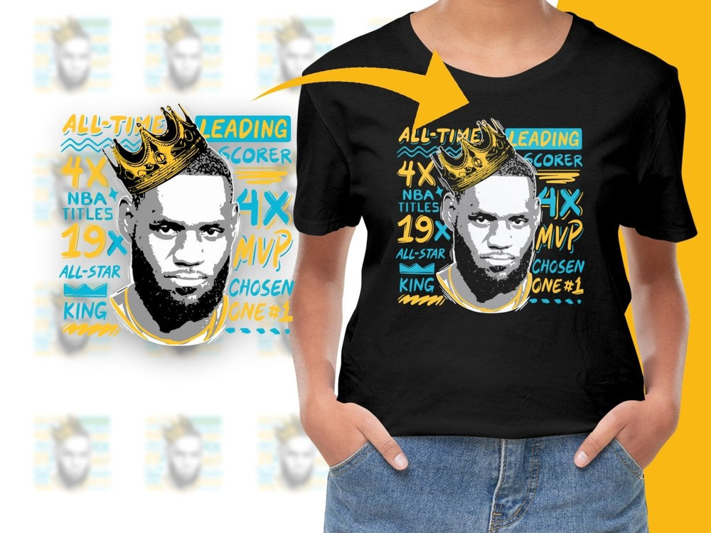 All - Time Leading Scorer King Graphic PNG File - Teepew