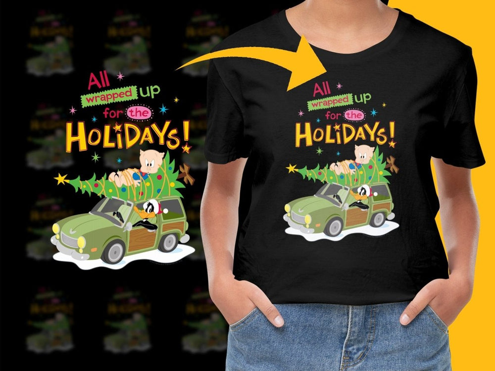 All Wrapped Up for the Holidays Christmas PNG File - Teepew