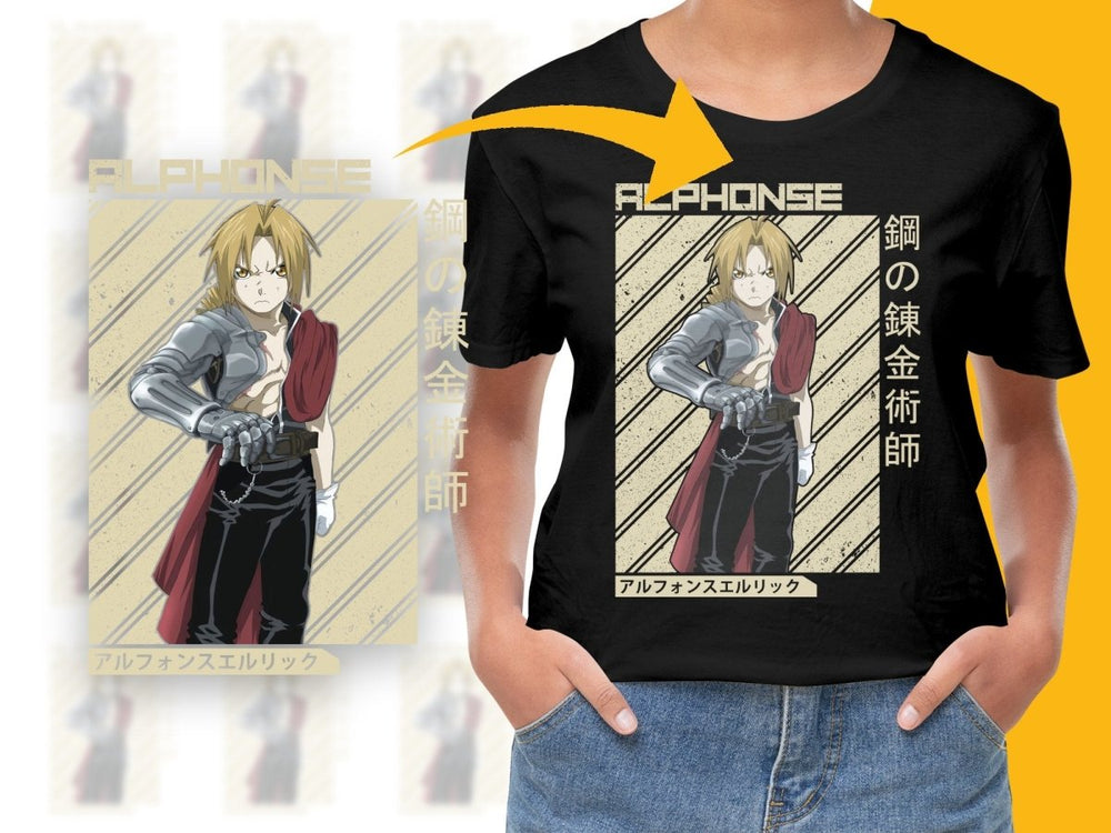 Alphonse Anime Character PNG File Digital - Teepew