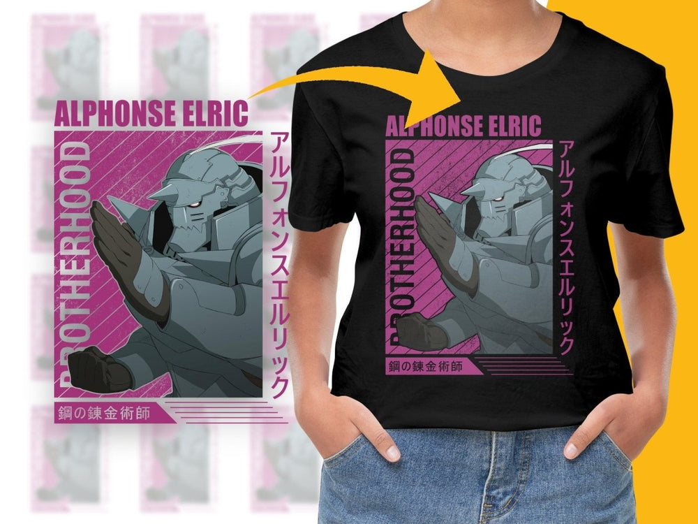 Alphonse Elric Brotherhood Anime Character PNG Digital - Teepew