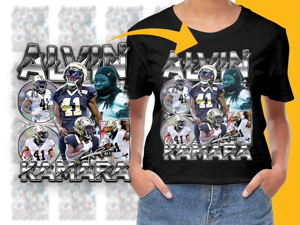 Alvin Kamara Superstar PNG File - Teepew