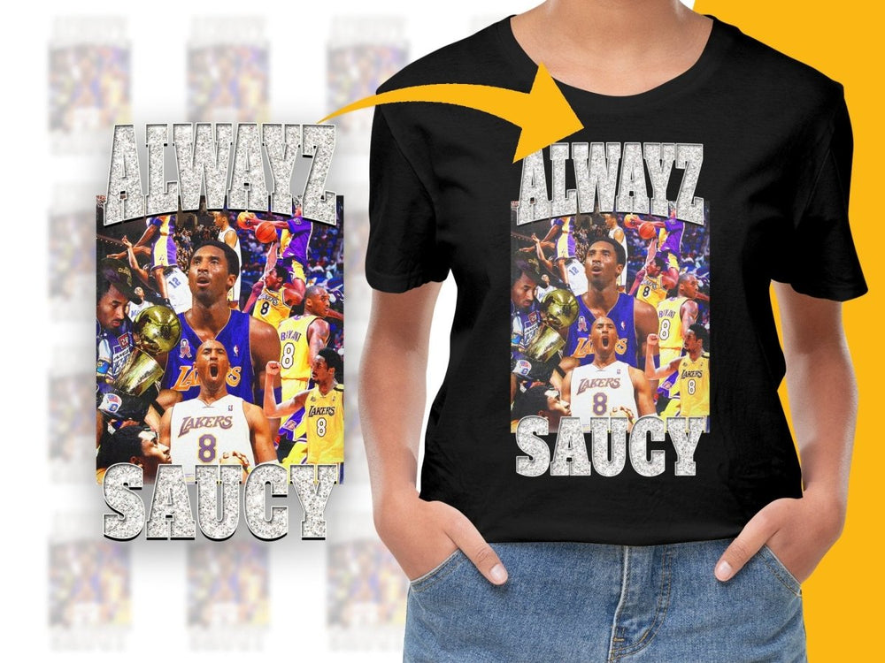 Alway'z Saucy Lakers Player Bootleg Graphic PNG File - Teepew