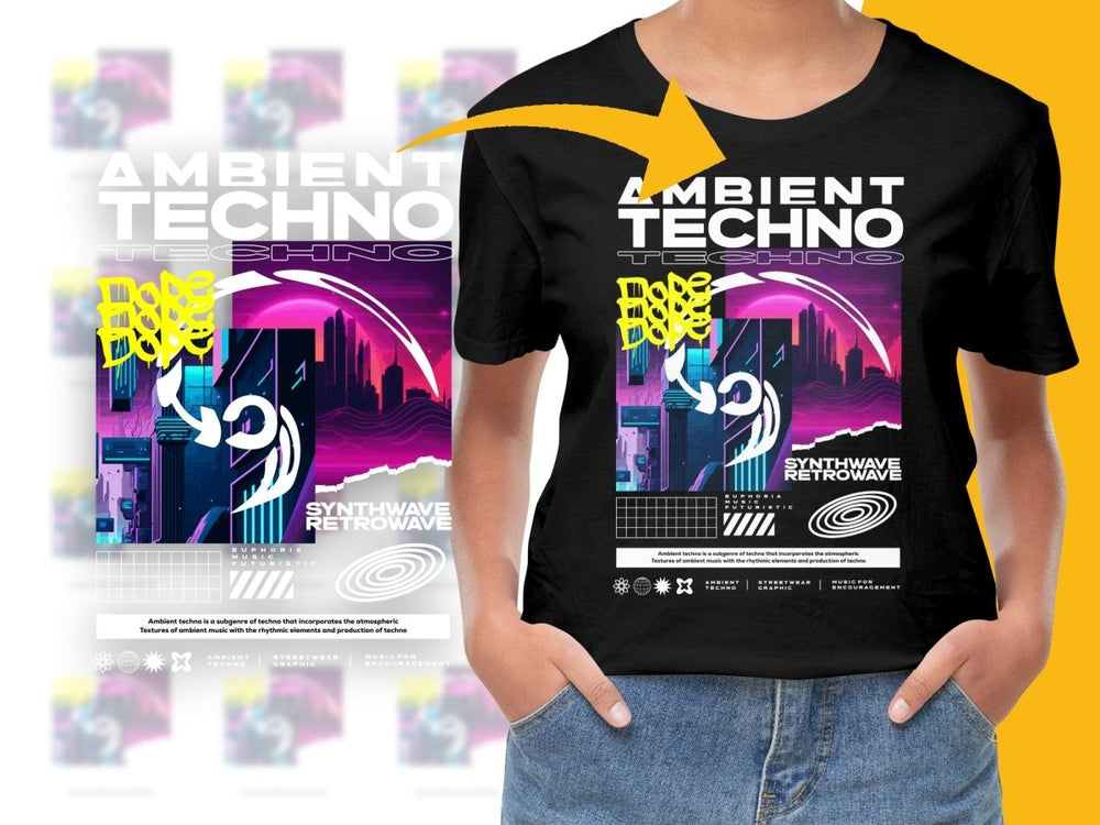 Ambient Techno Subgenre Graphic PNG File - Teepew