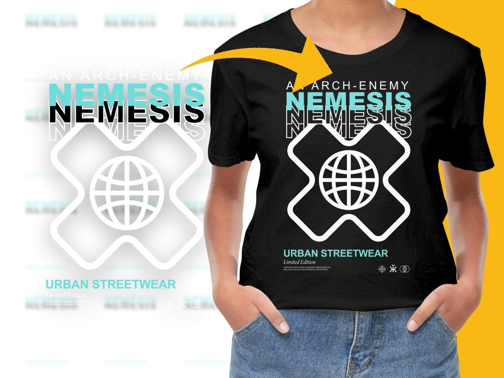 An Arch - Enemy Nemesis Urban Streetwear Limited PNG File - Teepew