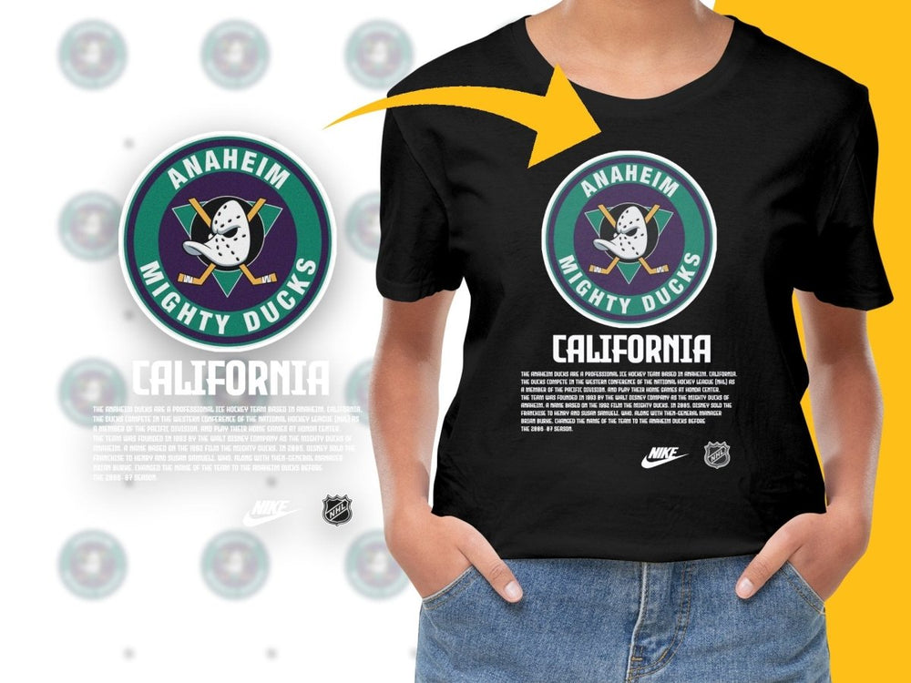 Anaheim Mighty Ducks Inspired Striking Graphic PNG File - Teepew