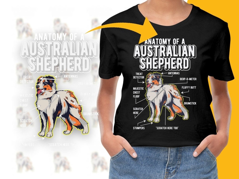 Anatomy Of A Australian Shepherd PNG File - Teepew