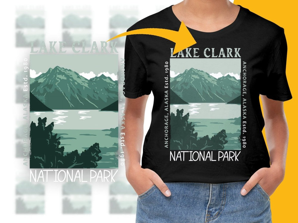 Anchorage Alaska Lake Clark National Park Png Digital Download - Teepew