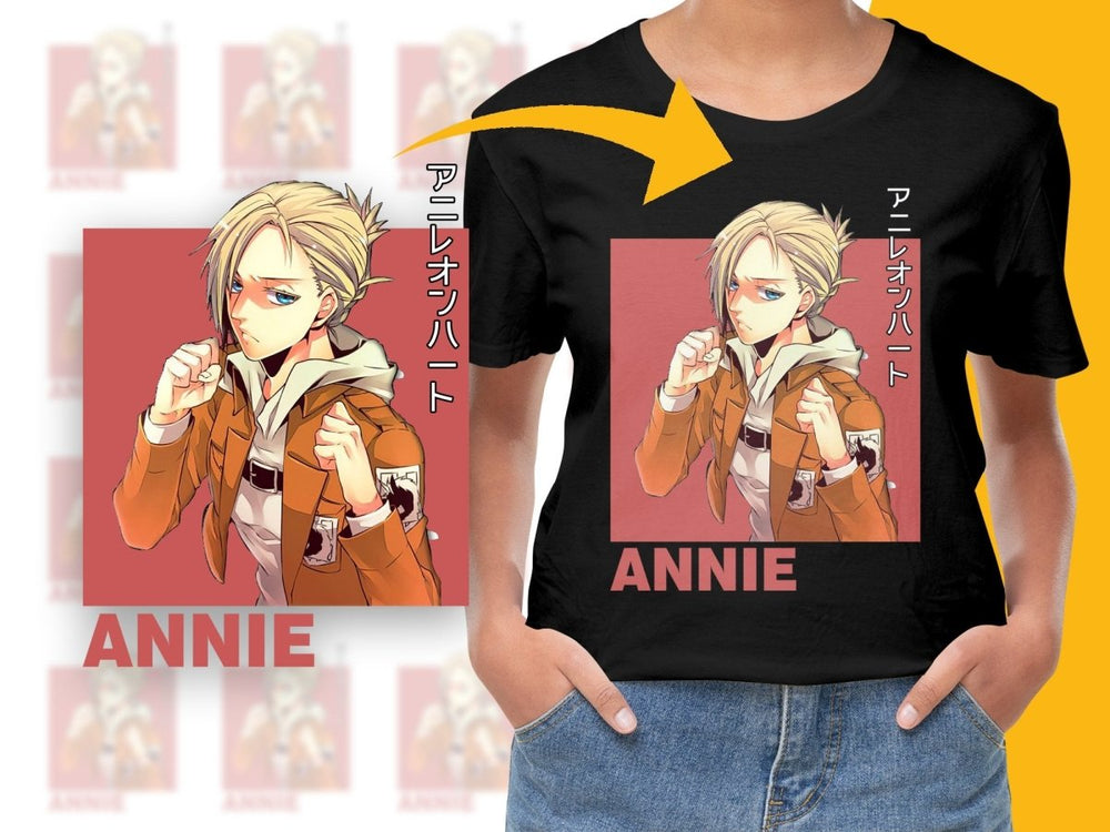 Anime Character Annie Digital Art Print PNG Download - Teepew