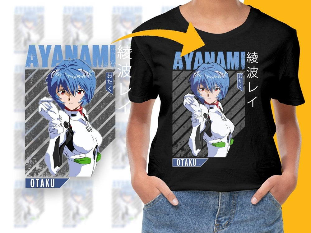 Anime Character Ayanami Poster PNG Digital Download - Teepew