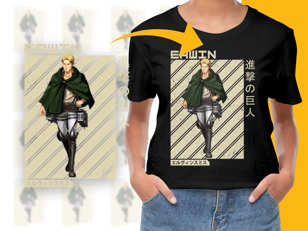 Anime Character Erwin Smith PNG File - Teepew