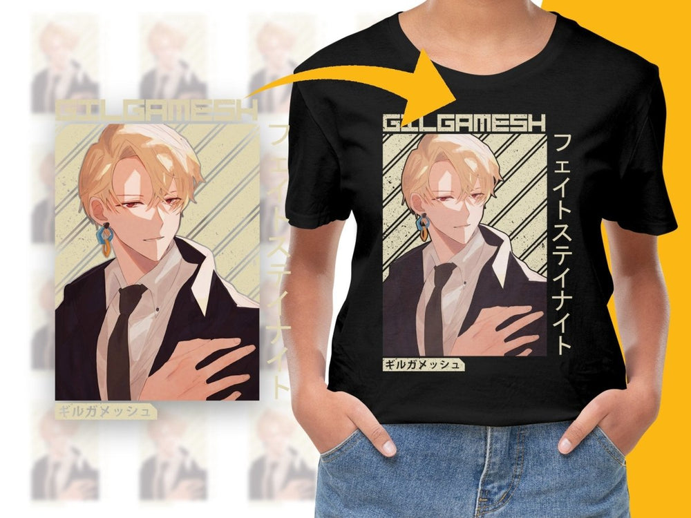 Anime Character Gilgamesh PNG File - Teepew