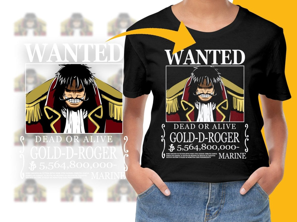 Anime Character Gol D Roger Graphic PNG File - Teepew