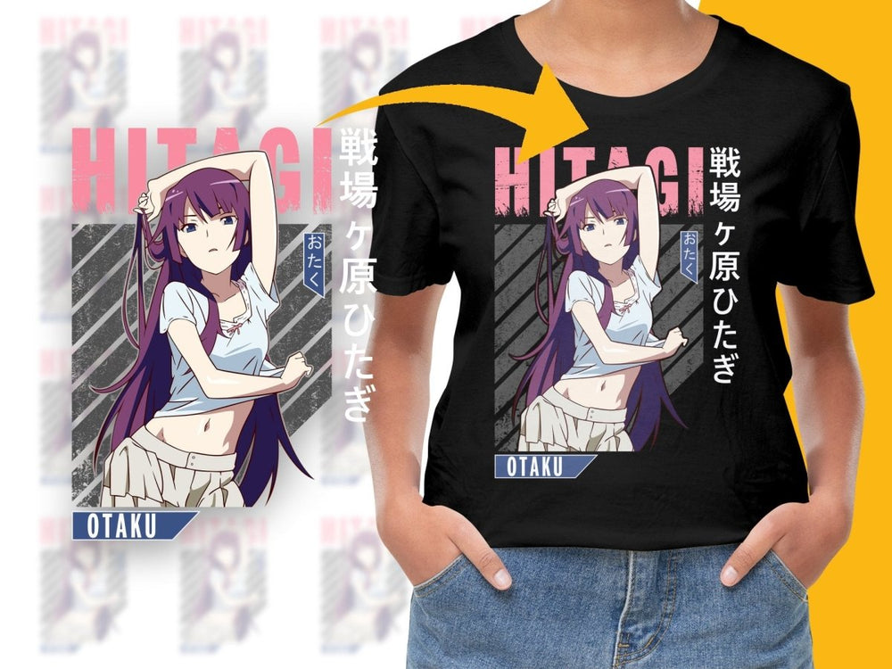 Anime Character Hitagi Digital PNG File - Teepew