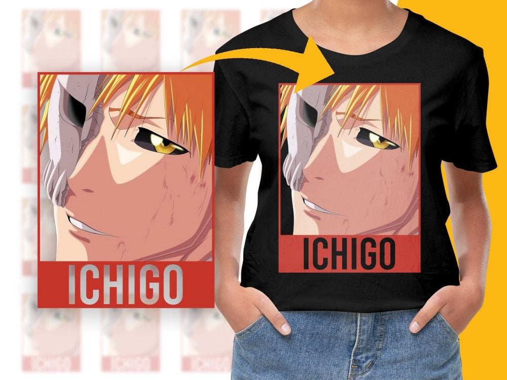 Anime Character Ichigo Poster High Resolution PNG Digital - Teepew