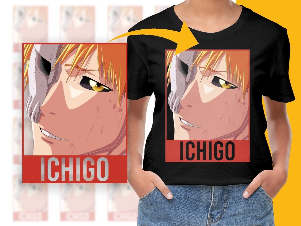 Anime Character Ichigo Poster High Resolution PNG Digital - Teepew