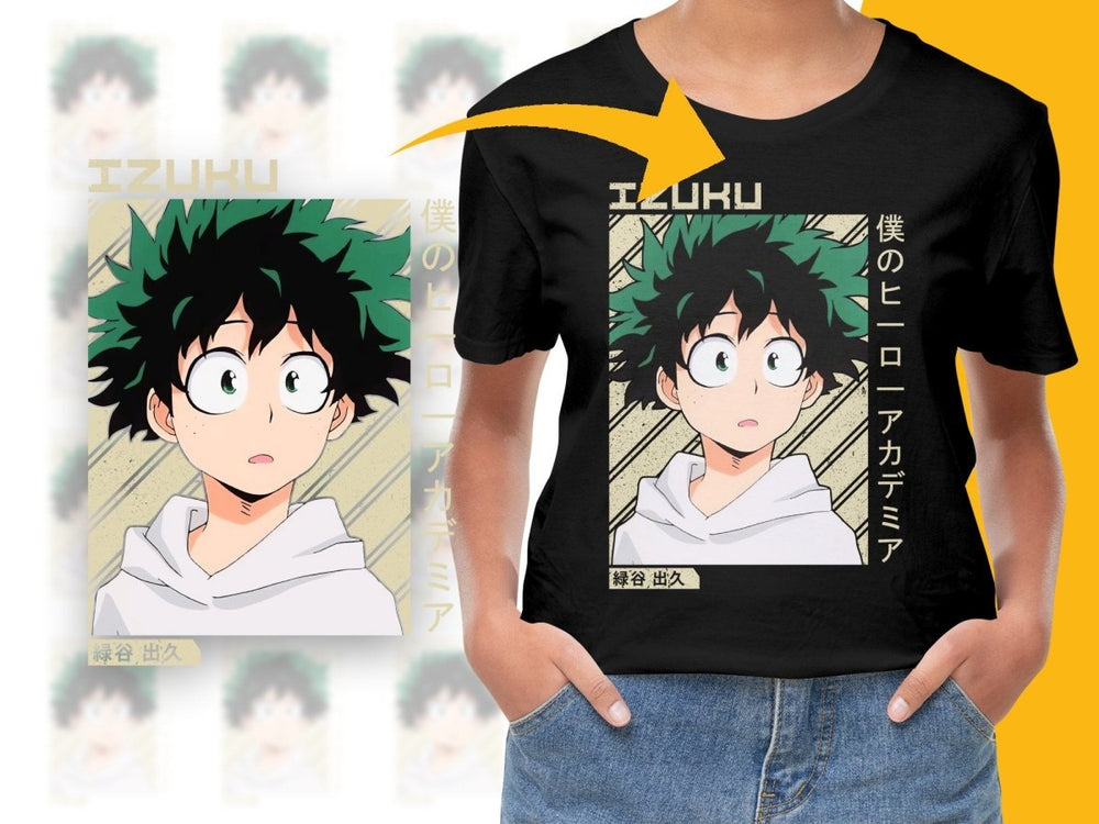 Anime Character Izuku Digital Download - Teepew