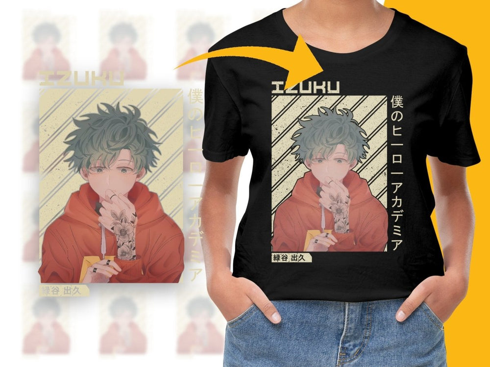 Anime Character Izuku PNG File Digital - Teepew