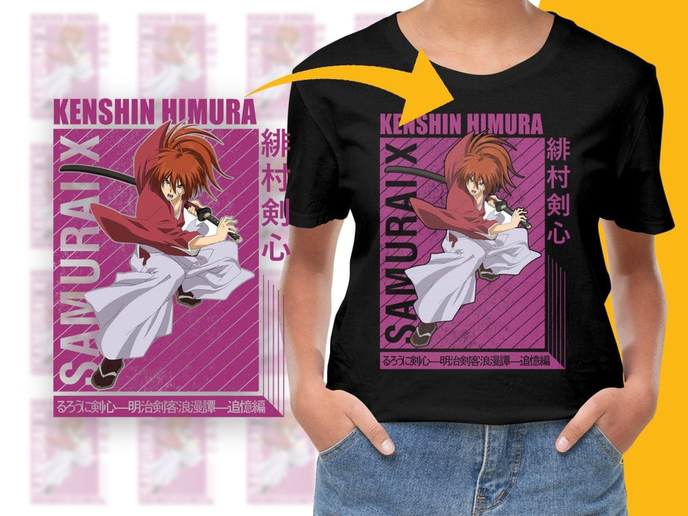 Anime Character Kenshin Himura PNG File - Teepew