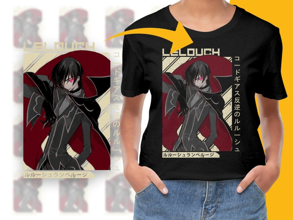 Anime Character Lelouch PNG File Digital - Teepew