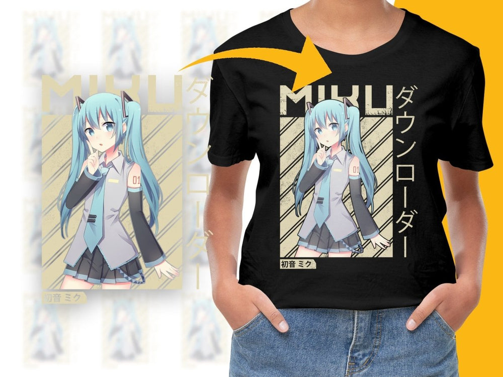 Anime Character Miku PNG File Digital - Teepew