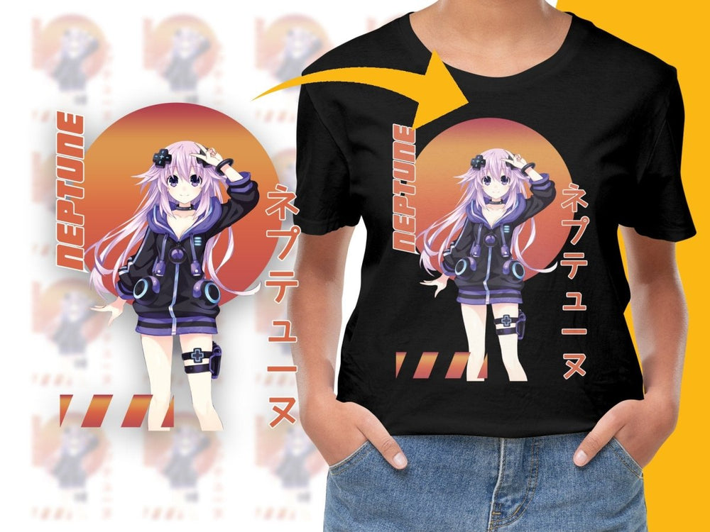 Anime Character Neptune PNG File - Teepew