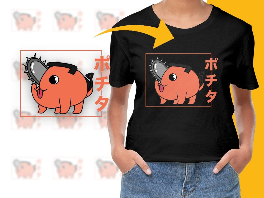 Anime Character Pochita PNG File - Teepew