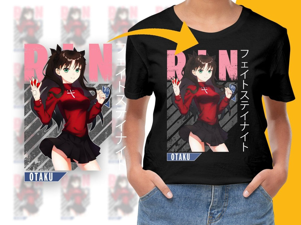 Anime Character Rin Digital Art PNG 300 DPI Download - Teepew