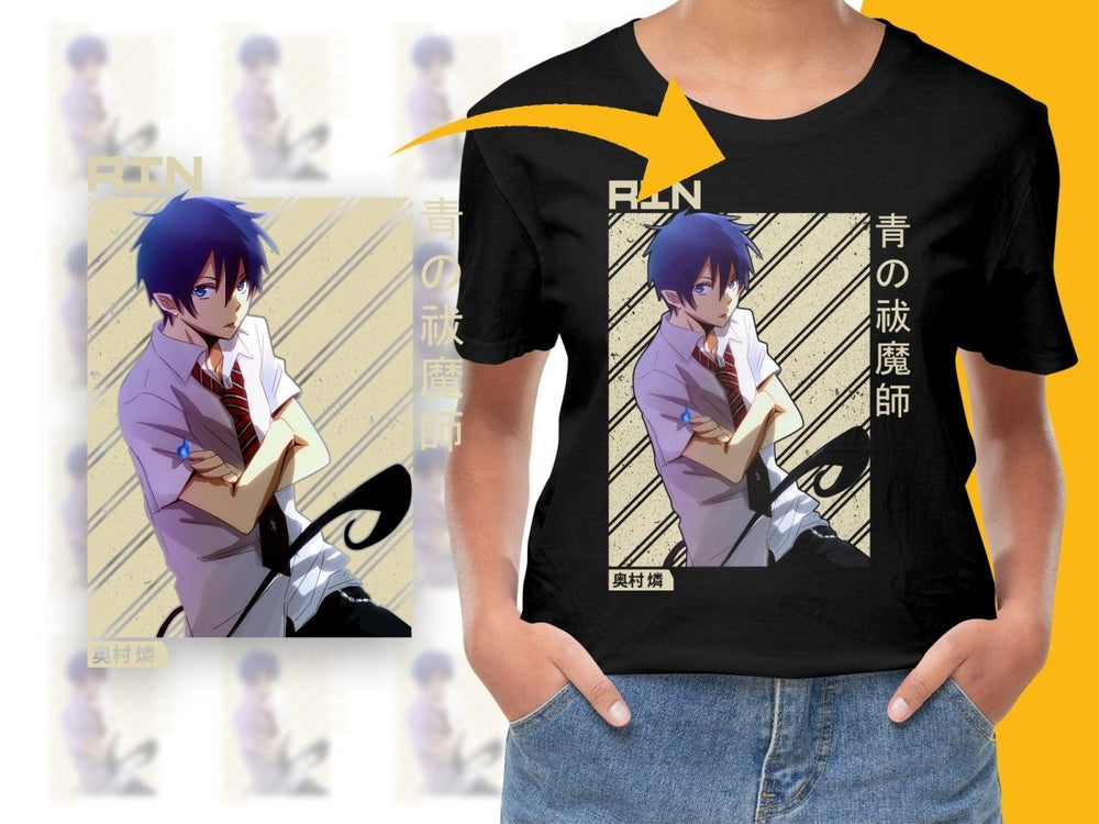 Anime Character Rin Illustration PNG Digital - Teepew
