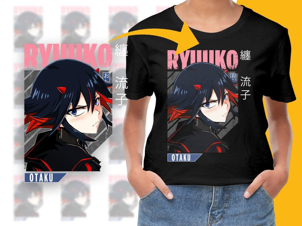 Anime Character Ryuko Digital PNG File - Teepew