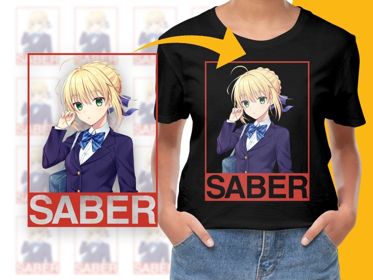 Anime Character Saber PNG File - Teepew