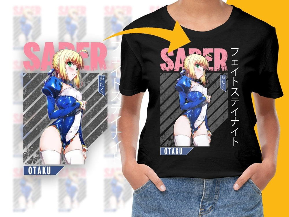 Anime Character Saber PNG File Digital - Teepew