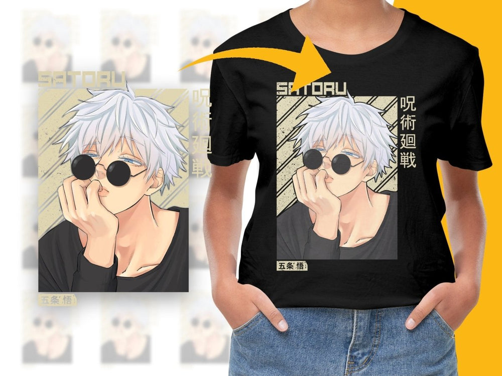 Anime Character Satoru Gojo Stylish PNG Digital - Teepew