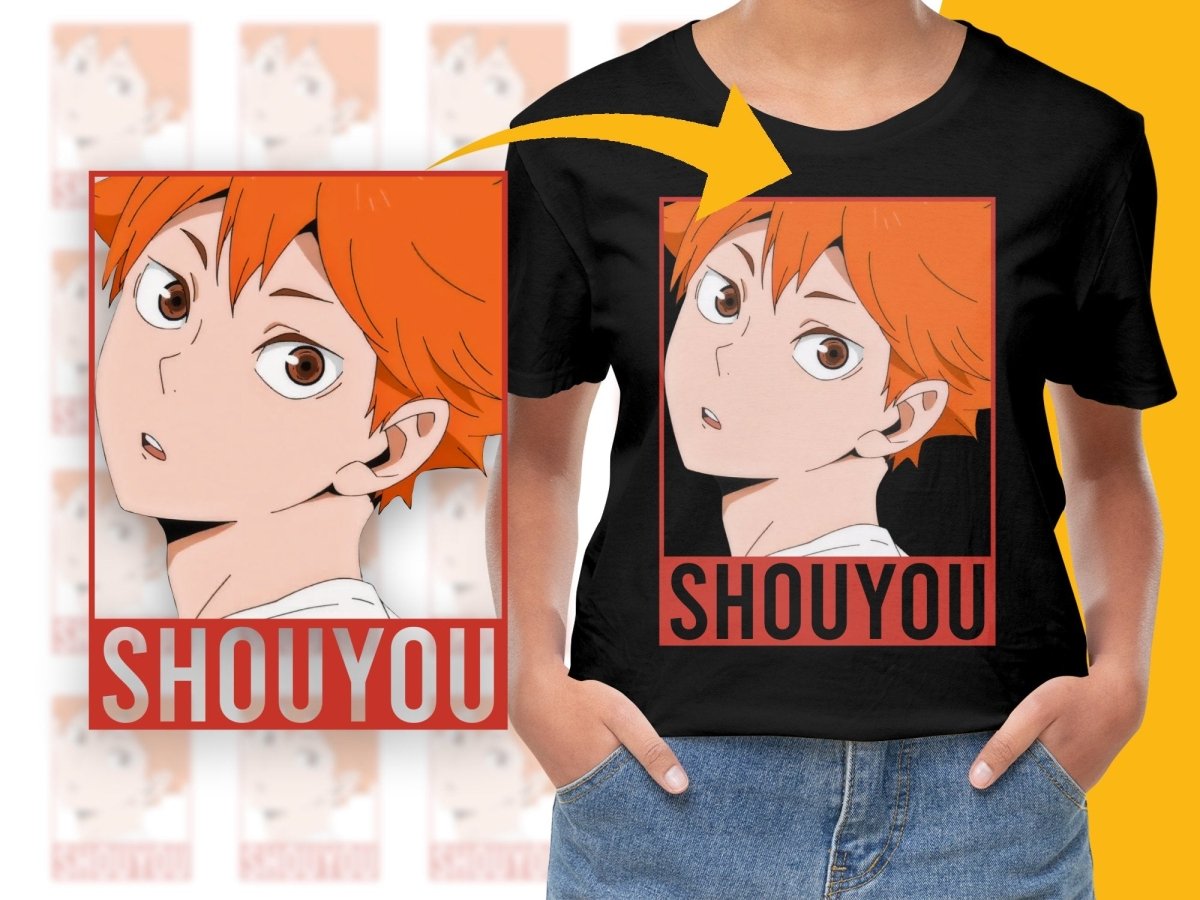 Anime Character Shoyo Hinata Poster PNG Digital Download - Teepew