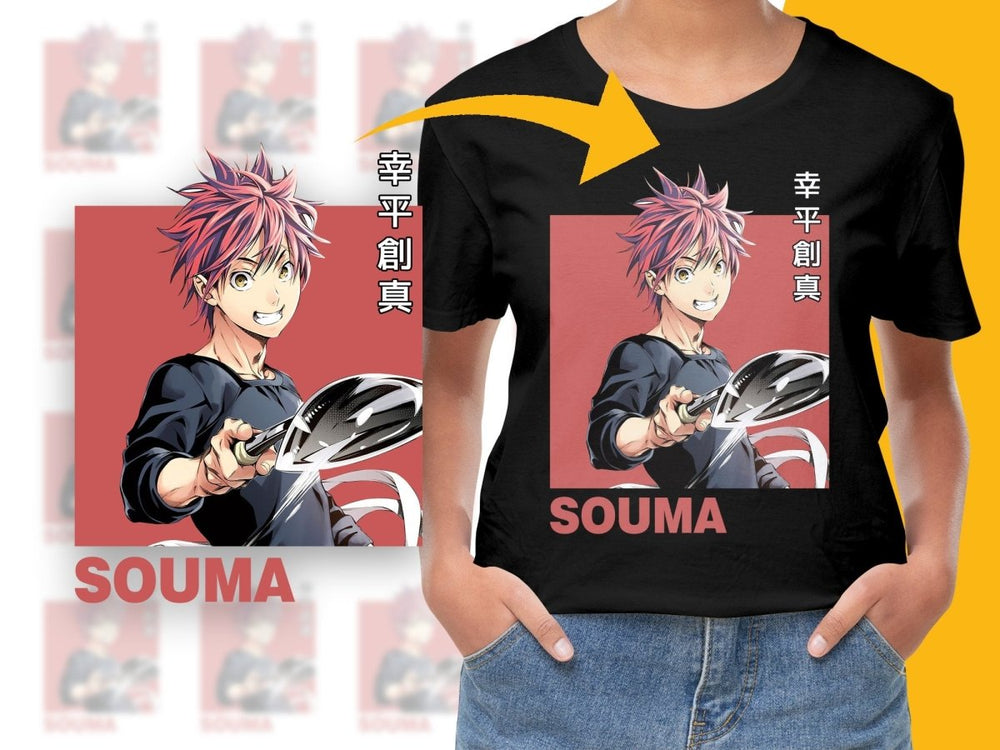 Anime Character Souma Yukihira PNG Digital - Teepew