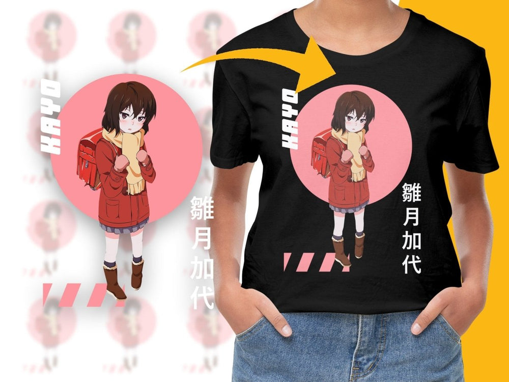 Anime Character with Red Backpack PNG Digital Download - Teepew