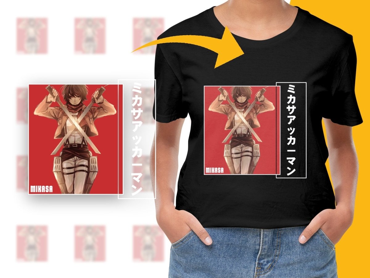 Anime Mikasa Character PNG File Digital - Teepew
