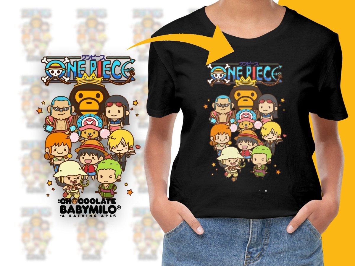 Anime One Piece Collaboration Graphic PNG File - Teepew