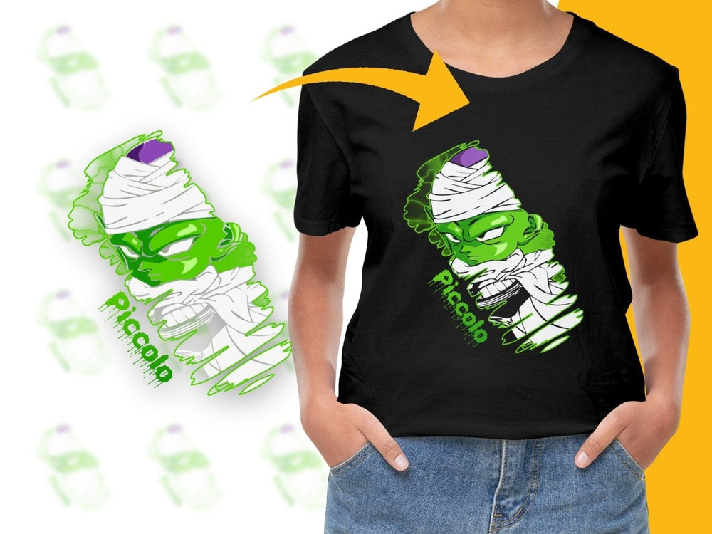 Anime Piccolo Artistic Graphic Design PNG File - Teepew