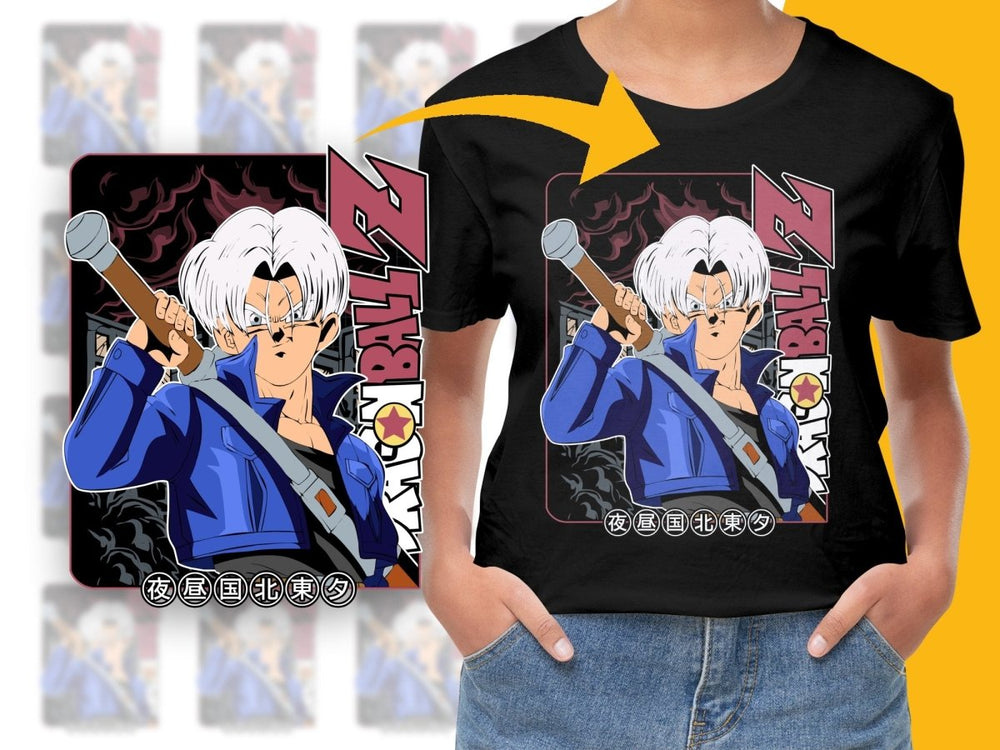 Anime Trunks Design Graphic PNG File - Teepew