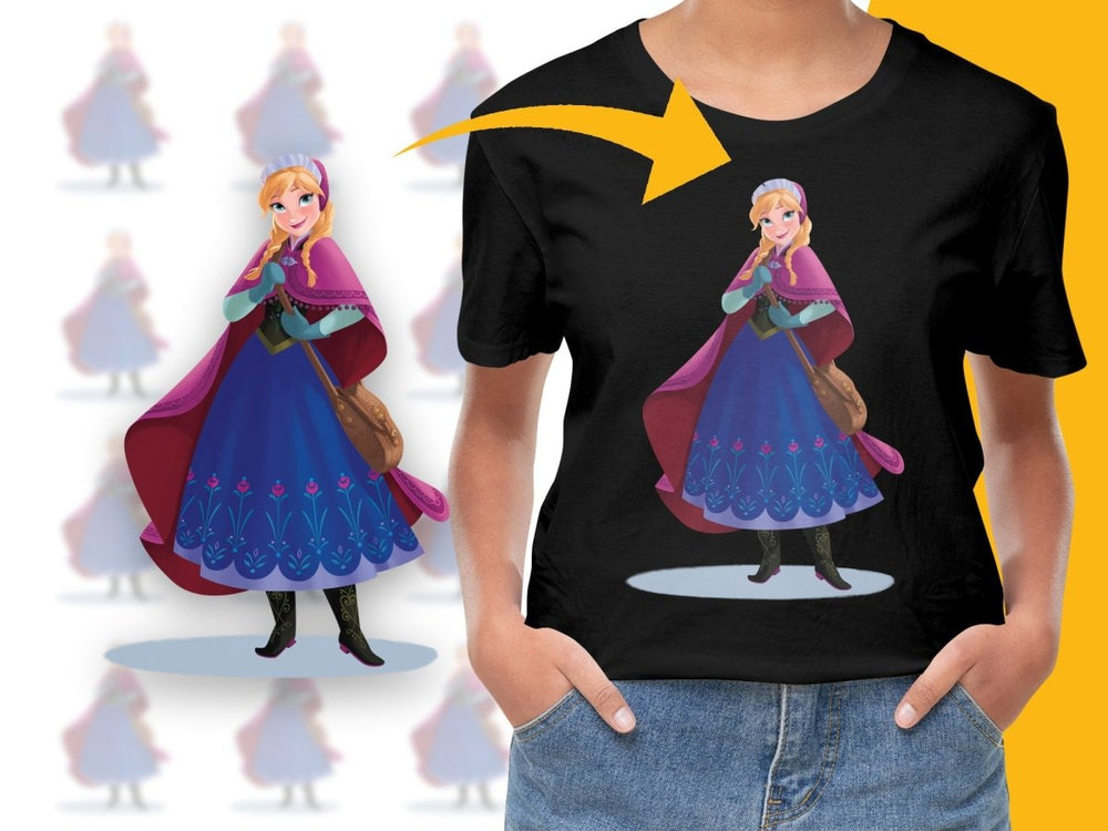 Anna Frozen Character Distinctive Christmas PNG File - Teepew