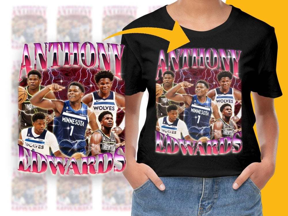 Anthony Edwards Minnesota Wolves Graphic PNG File - Teepew